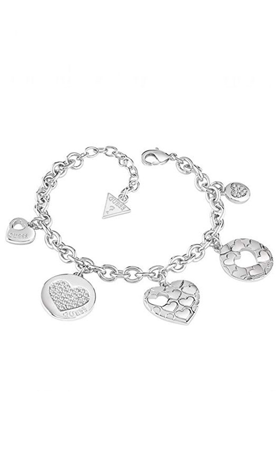 Guess JEWELLERY GUESS HEART DEVOTION PULSERA UBB82048-S - Vista frontal