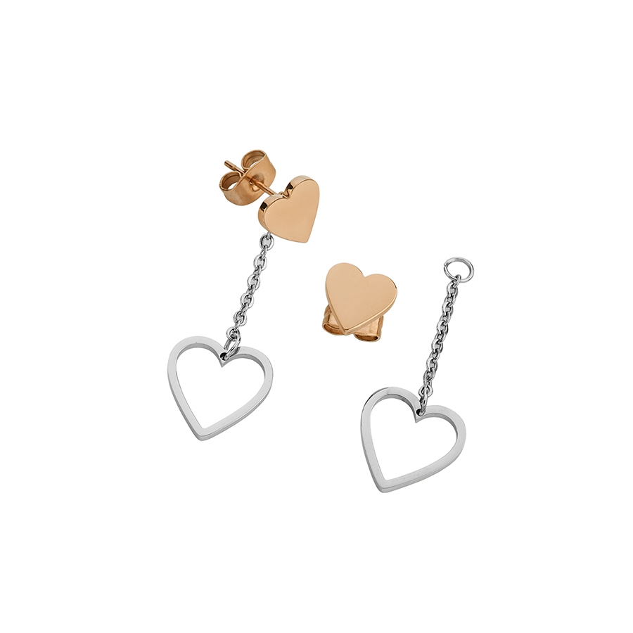 Marea JEWELS CHENOA CORAZON PENDIENTES D00501/18 - Vista frontal
