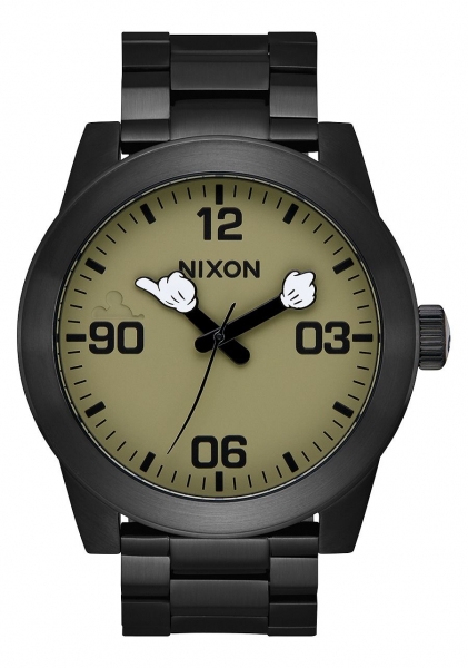 NIXON MICKEY CORPORAL SS / BLACK / SURPLUS A3463094