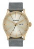 NIXON SENTRY LEATHER ALL LIGHT GOLD / GREY A1052982