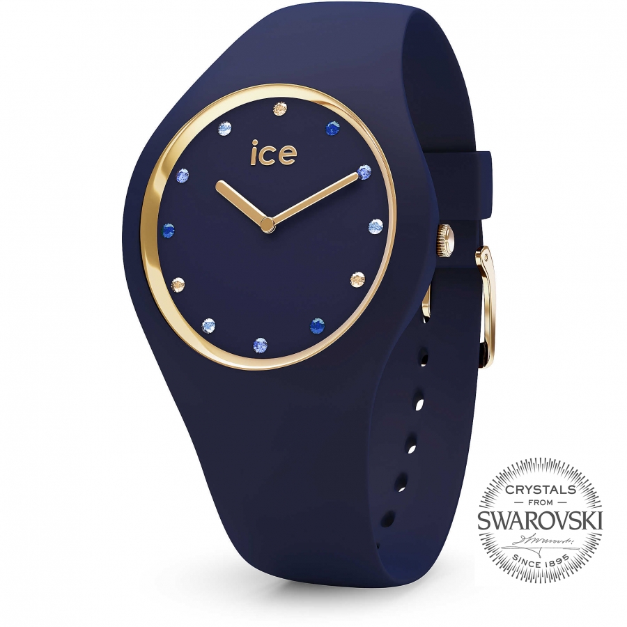 ICE-WATCH ICE Cosmos Crystal Numbers – Orologio Donna Medium (40mm) Con Cristalli Swarovski E Cinturino In Silicone
