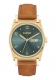 NIXON JANE LEATHER LIGHT GOLD / TURQUOISE A9552626