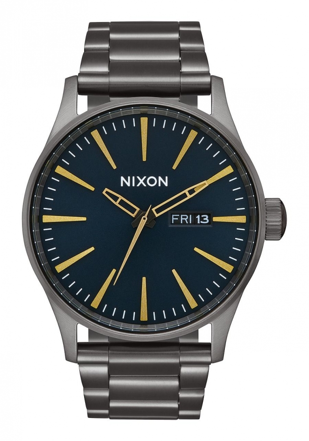 Nixon SENTRY SS GUNMETAL / INDIGO A3562983 - Vista frontal