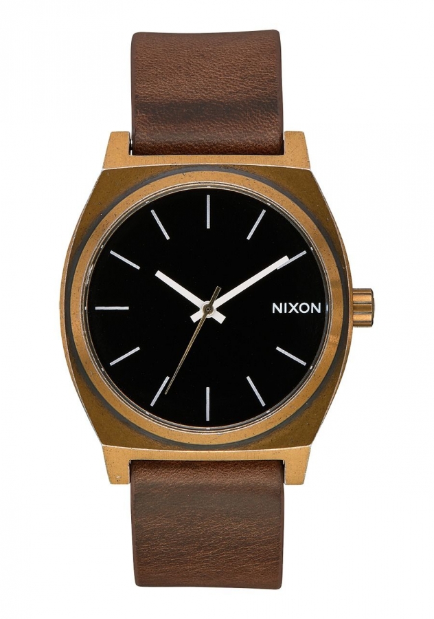 Nixon TIME TELLER / BRASS / BLACK / BROWN A0453053 - Vista frontal