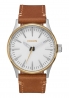 NIXON SENTRY 38 LEATHER GOLD / CREAM / TAN A3772548