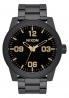 NIXON CORPORAL SS MATTE BLACK / GOLD A3461041