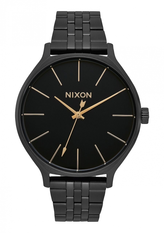 Nixon CLIQUE ALL BLACK A1249001 - Vista frontal