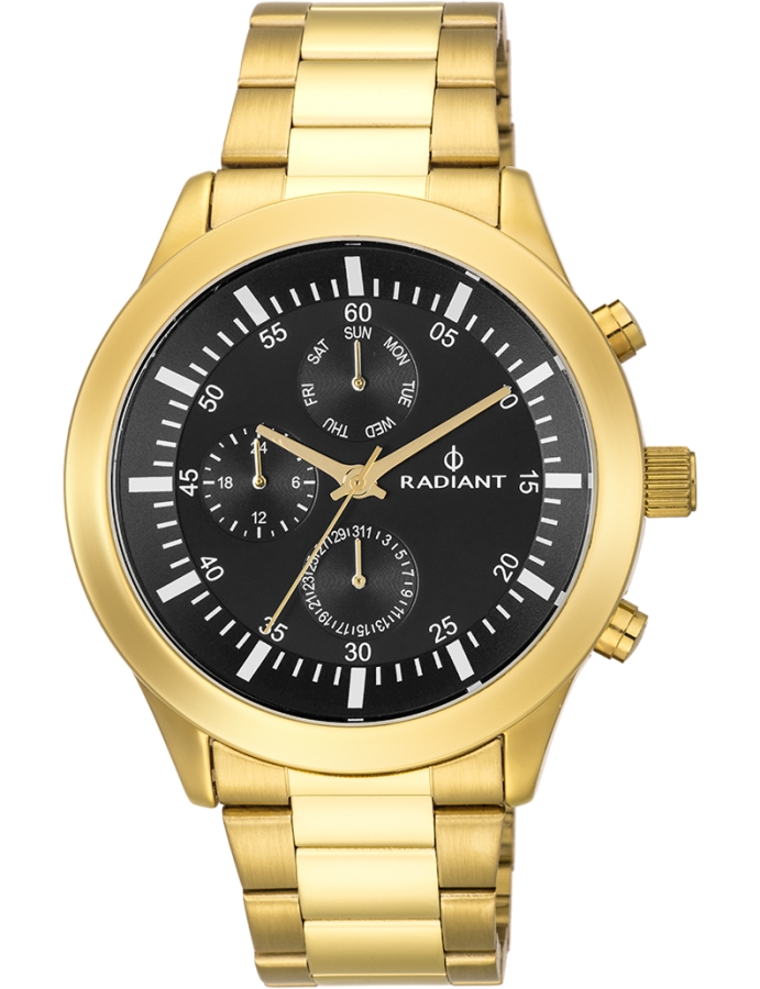 Radiant PAELA BLACK-CRONO/ GOLD RA478702 - Vista frontal