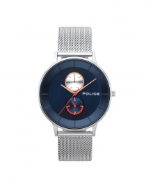 RELOJ POLICE BERKELEY MULTI BLUE DIAL SS MESH R1453293002