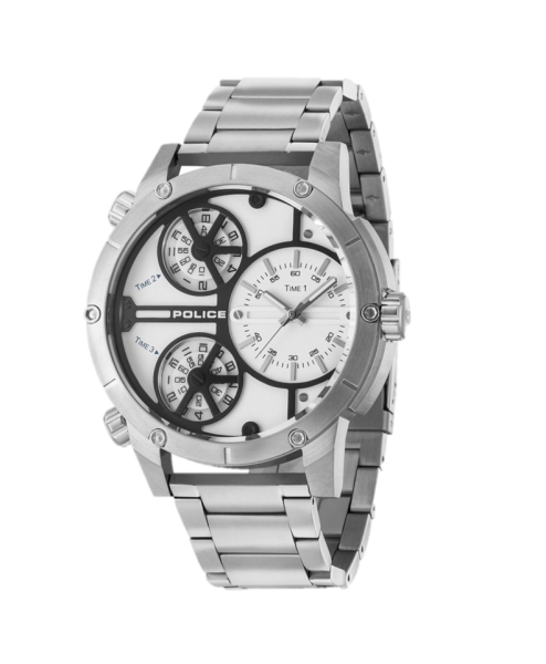 POLICE RATTLESNAKE MULTI WHITE DIAL BR SS R1453274001