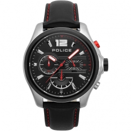 RELOJ POLICE DENVER CHR BLACK DIAL BLACK STRAP R1471294003