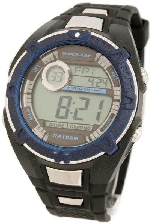  DUNLOP OROLOGI - Nero/blu DUN-110-G03 - Vista frontal