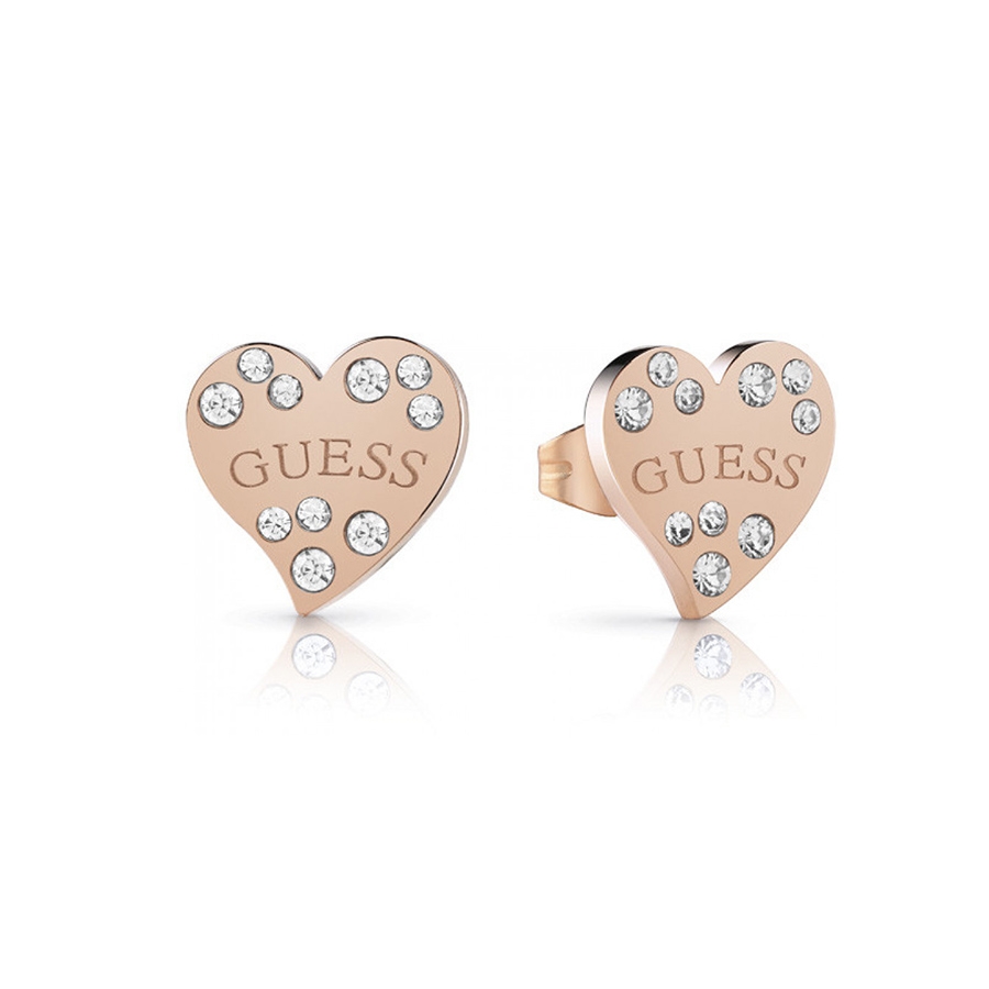 Guess JEWELLERY HEART WARMING PENDIENTES UBE78053 - Vista frontal
