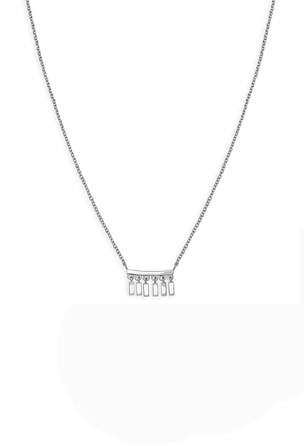 Rosefield JEWELRY IGGY MULTI DROP NECKLACE SILVER JMDNS-J053 - Vista frontal