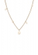 ROSEFIELD JEWELRY IGGY SHAPED DROP NECKLACE GOLD JSDNG-J054