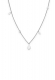 ROSEFIELD JEWELRY IGGY SHAPED DROP NECKLACE SILVER JSDNS-J056