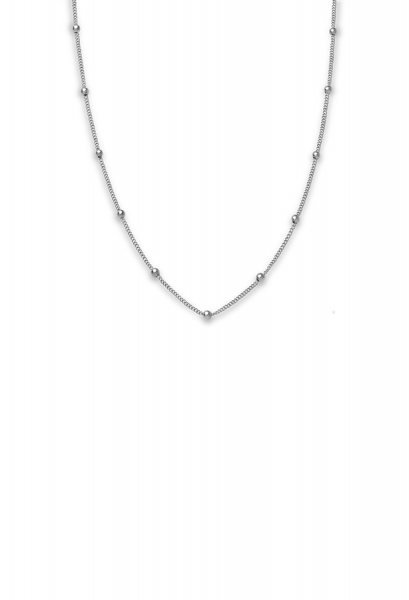 ROSEFIELD JEWELRY IGGY DOTTED CHOKER SILVER JDCHS-J059