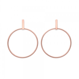 RELOJ ROSEFIELD JEWELRY IGGY HOOP BAR EARRING ROSE GOLD JHBER-J072