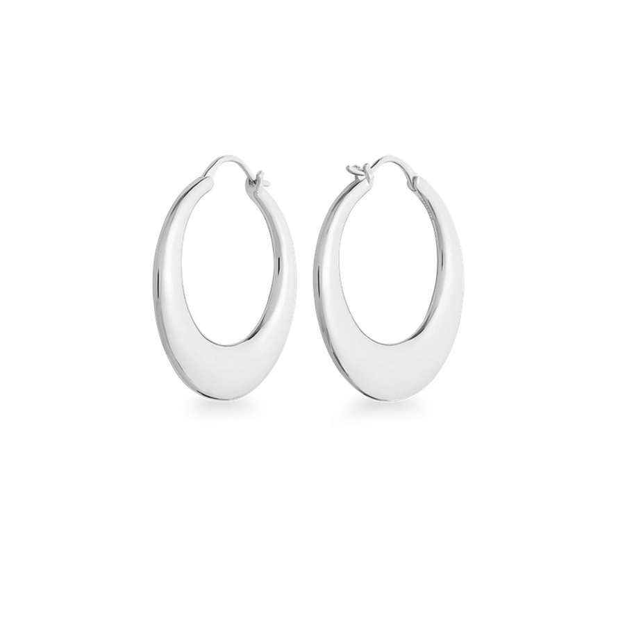 Rosefield JEWELRY IGGY BOLD HOOP SILVER JBHS-J089 - Vista frontal