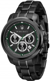 RELOJ MASERATI ROYALE 45MM CHR GRAY DIAL BR BLACK R8873637004