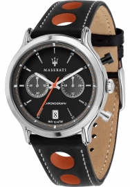 RELOJ MASERATI EPOCA RACING 42MM CHR BLACK DIAL BLK ST R8851138003