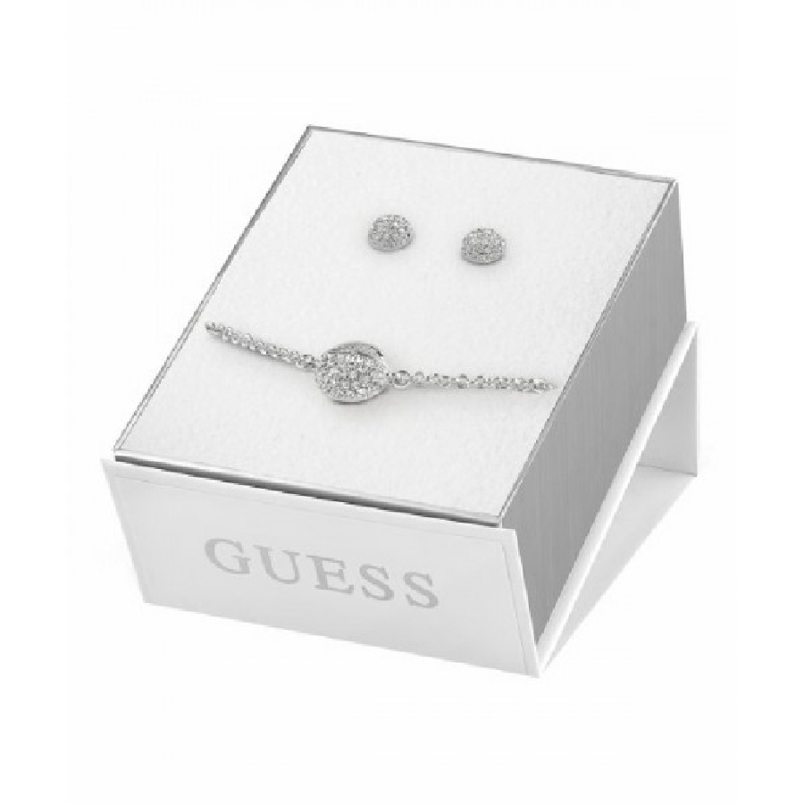 Guess JEWELLERY MOONLIGHT PENDIENTES + PULSERA UBS82115-S - Vista frontal