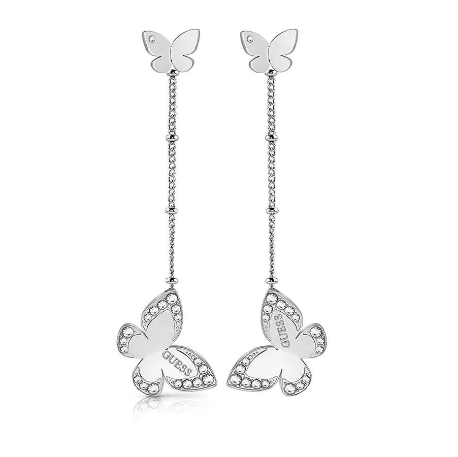 Guess JEWELLERY LOVE BUTTERFLY PENDIENTES UBE78016 - Vista frontal