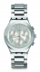 SWATCH IRONY CHRONO SILVER RING YCS604G