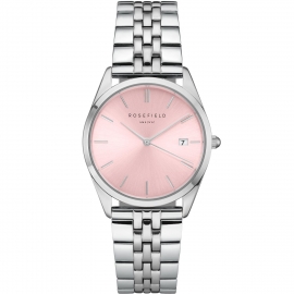 RELOJ ROSEFIELD THE ACE PINK SUNRAY SILVER ACPG-A05