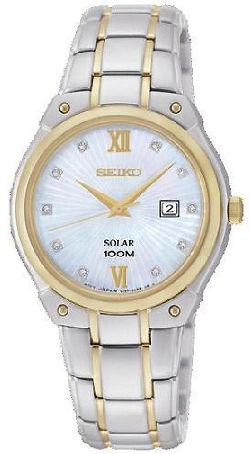 Seiko SOLAR SUT214P1 - Vista frontal