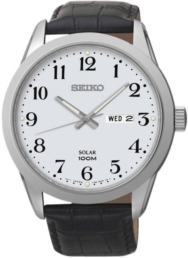 Seiko SOLAR SNE371P1 - Vista frontal