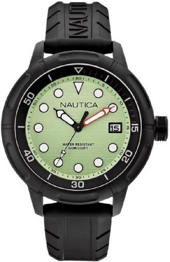 Nautica A18593G - Orologio Uomo Cronografo 44 Mm Acciaio Impermeabile 100m