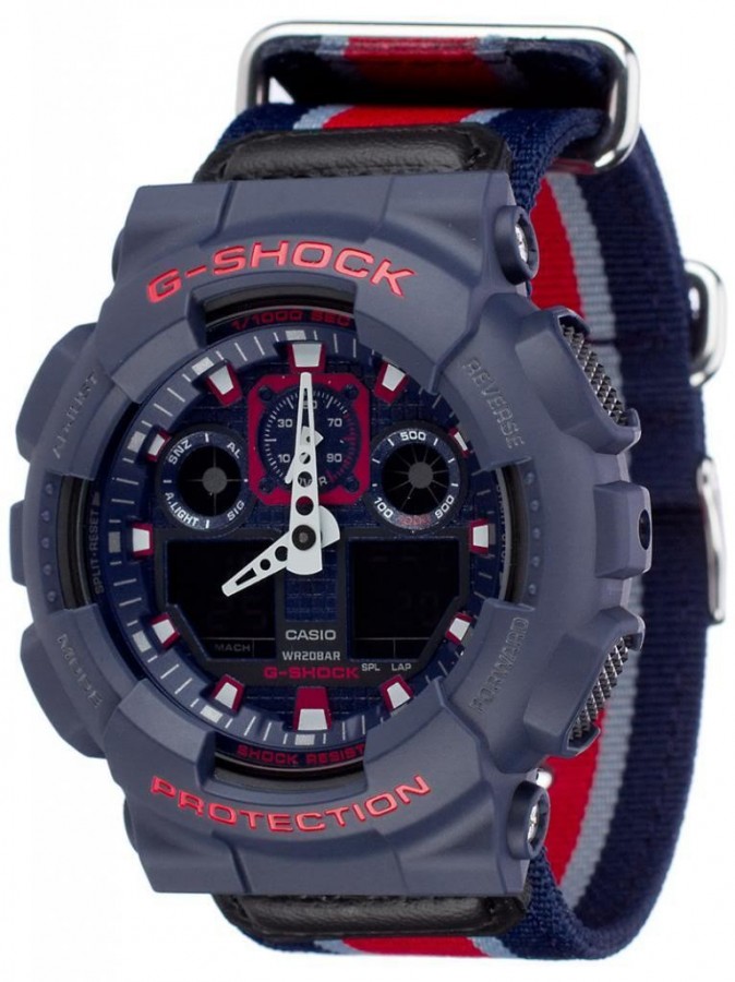 Casio GA-100MC-2A - Vista frontal