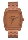 NIXON TIME TRACKER MATTE COPPER GUNMETAL A12453165