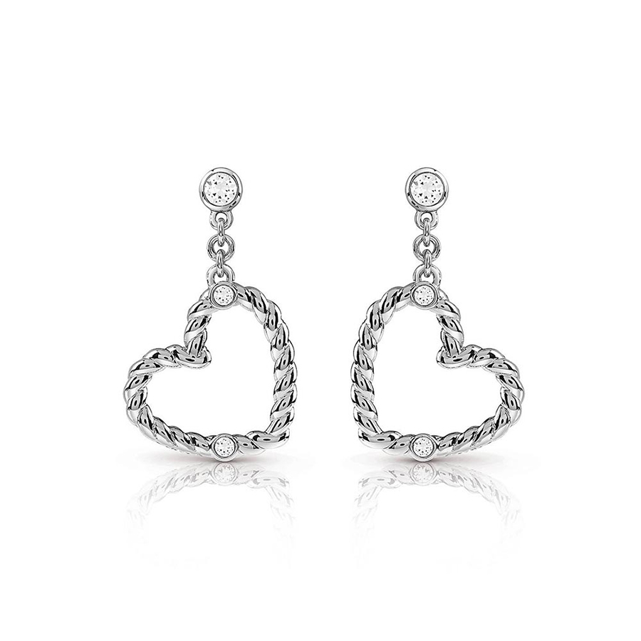 Guess JEWELLERY TWISTED PENDIENTES UBE85043 - Vista frontal