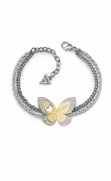 GUESS JEWELLERY LOVE BUTTERFLY UBB78052-S