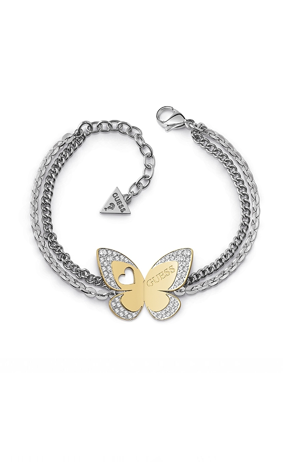 Guess JEWELLERY LOVE BUTTERFLY PULSERA UBB78052-S - Vista frontal