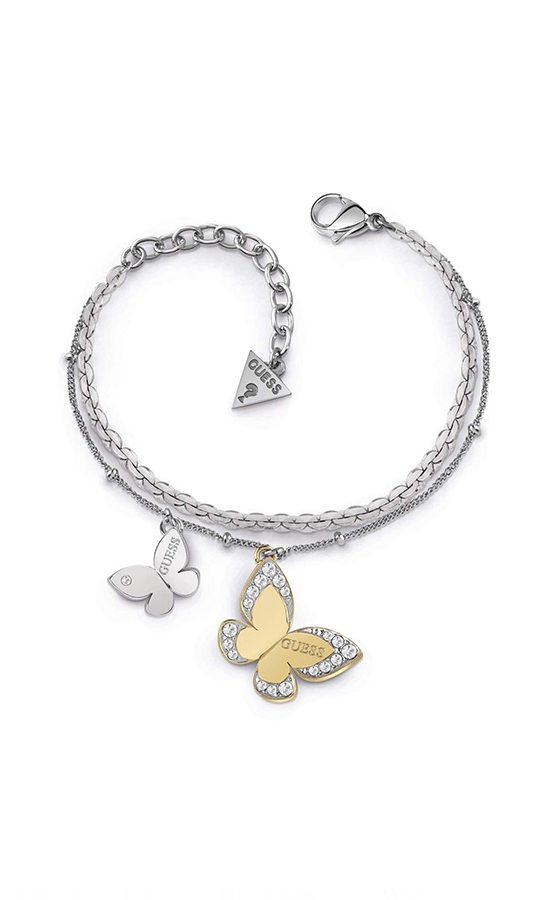 Guess JEWELLERY LOVE BUTTERFLY PULSERA UBB78056-S - Vista frontal