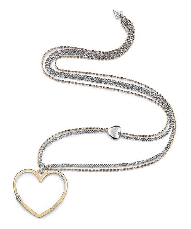 Guess JEWELLERY UNCHAIN MY HEART COLGANTE UBN78073 - Vista frontal