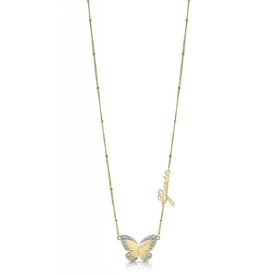 Guess JEWELLERY LOVE BUTTERFLY COLLAR UBN78025 - Vista frontal