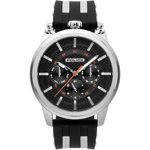 POLICE UPSIDE MULTI BLACK DIAL BLACK STRAP R1451299001