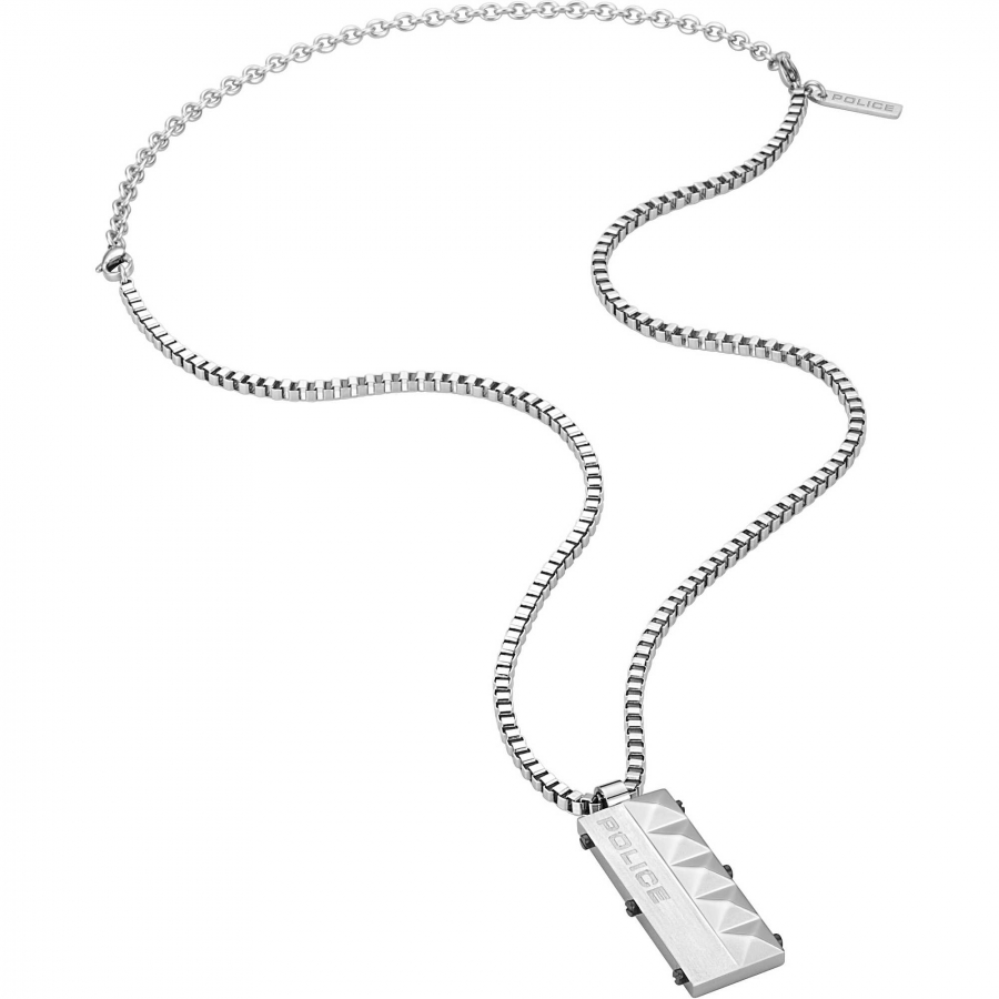 Police JEWELS PJ.26326PSS/01 HIGHBRIDGE PENDANT S14APR02P - Vista frontal