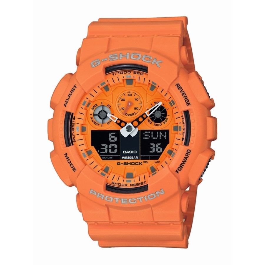 Casio G-SHOCK GA-100RS-4AER - Vista frontal
