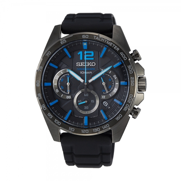 SEIKO NEO SPORTS CUARZO CRONO IP NEGRO SSB353P1