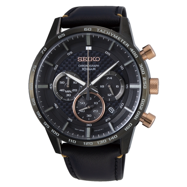 SEIKO NEO SPORTS CUARZO CRONO IP NEGRO SSB361P1