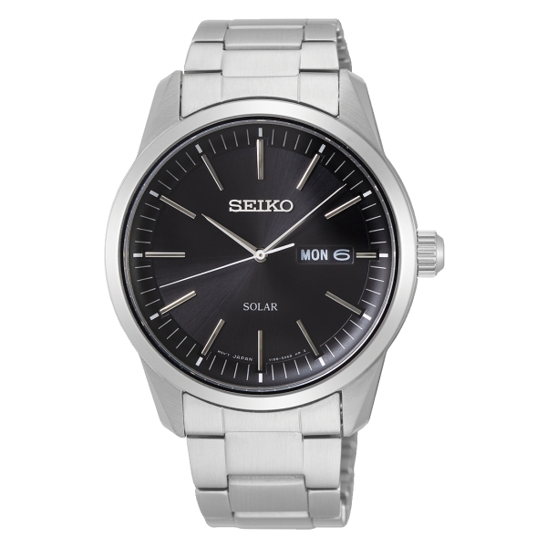 SEIKO SOLAR DOBLE CALENDARIO CON BRAZALETE SNE527P1