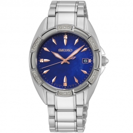 RELOJ SEIKO LADIES CUARZO 18 DIAMANTES SKK881P1