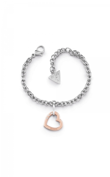 GUESS HEARTED CHAIN UBB29078-S