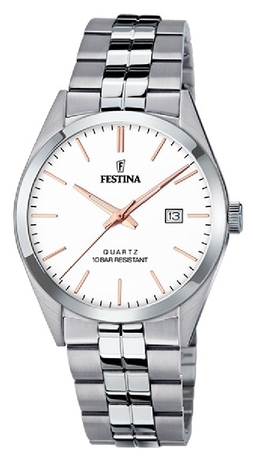 Festina ACERO CLÁSICO  F20437/A - Vista frontal