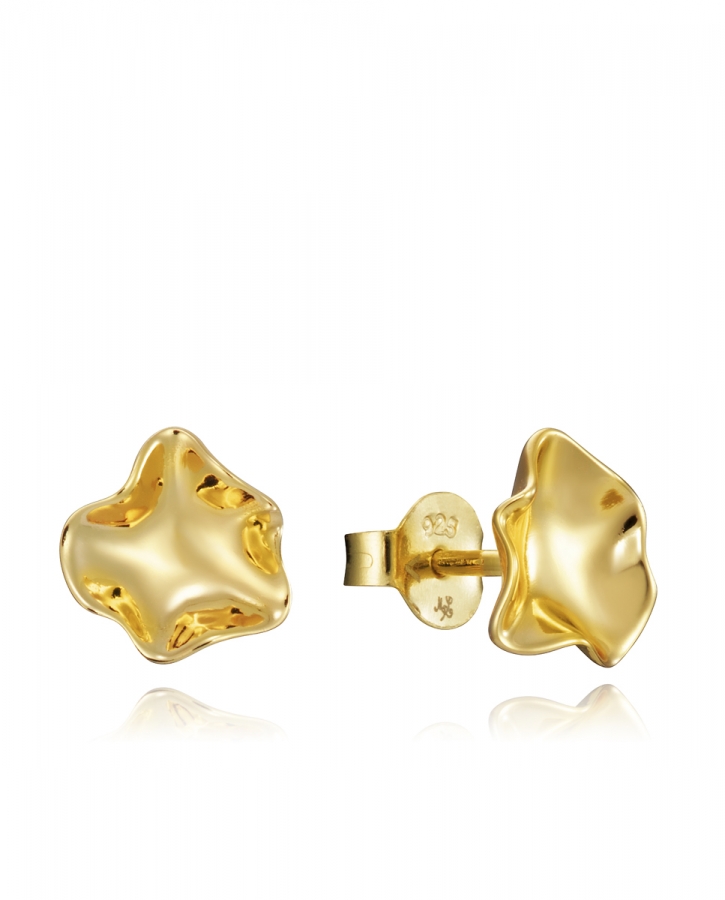Orecchini A Cerchio Viceroy Dulce – Argento 925 Placcato Oro – Con Croce Di Cuori
